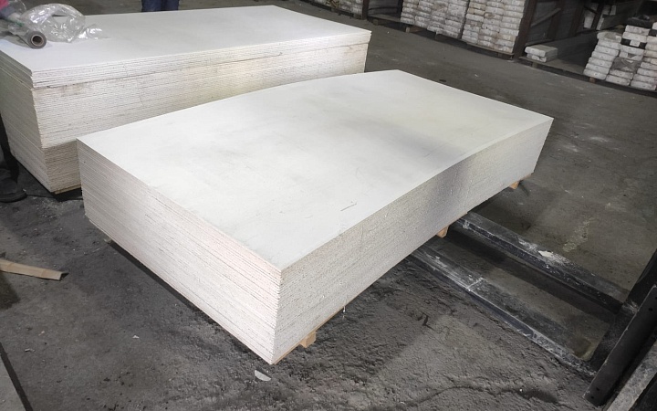 лист стекломагнезитовый (СМЛ) 10х2500х1220 стандарт