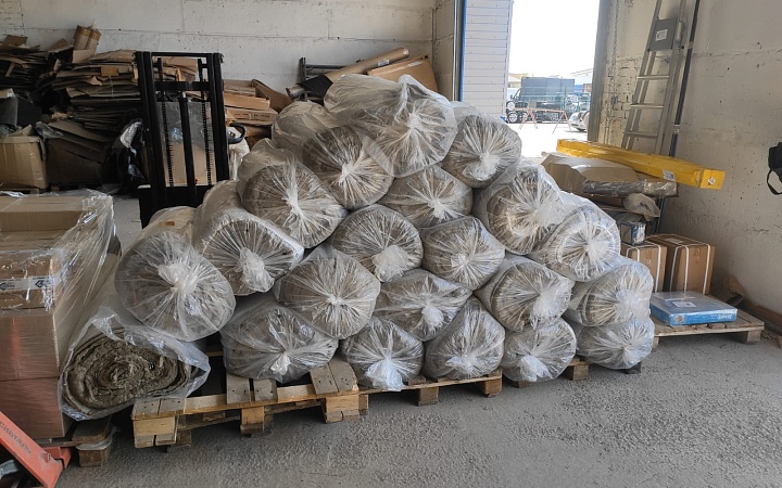 Огнезащитный материал ПМБОР (20000*1200*5) Ф1